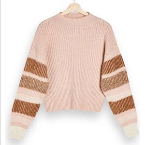 Topshop Stripe Crewneck Sweater